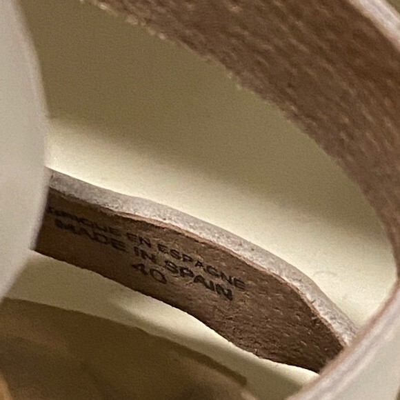 Free People white clog sandals size 40 - Picture 7 of 9